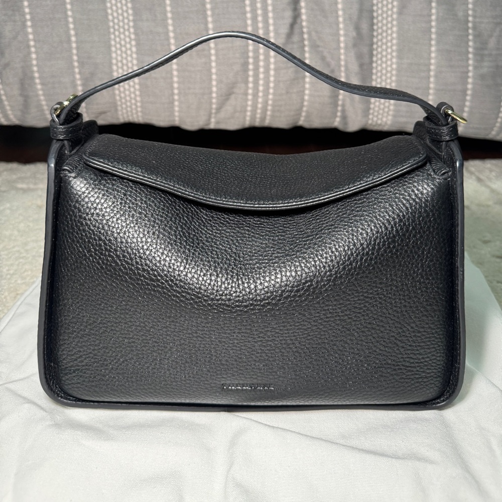 The Horse Clementine Bag Black Pebbled Leather w/ Gold